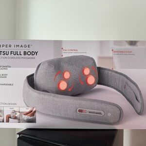 SHARPER IMAGE Shiatsu Full Body Multifunction Cordless Massager Tested Self Care